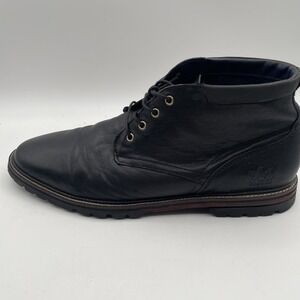 COLE HAAN Nathan Black Leather Chukka Boots C30633 Men's Size 12 M
